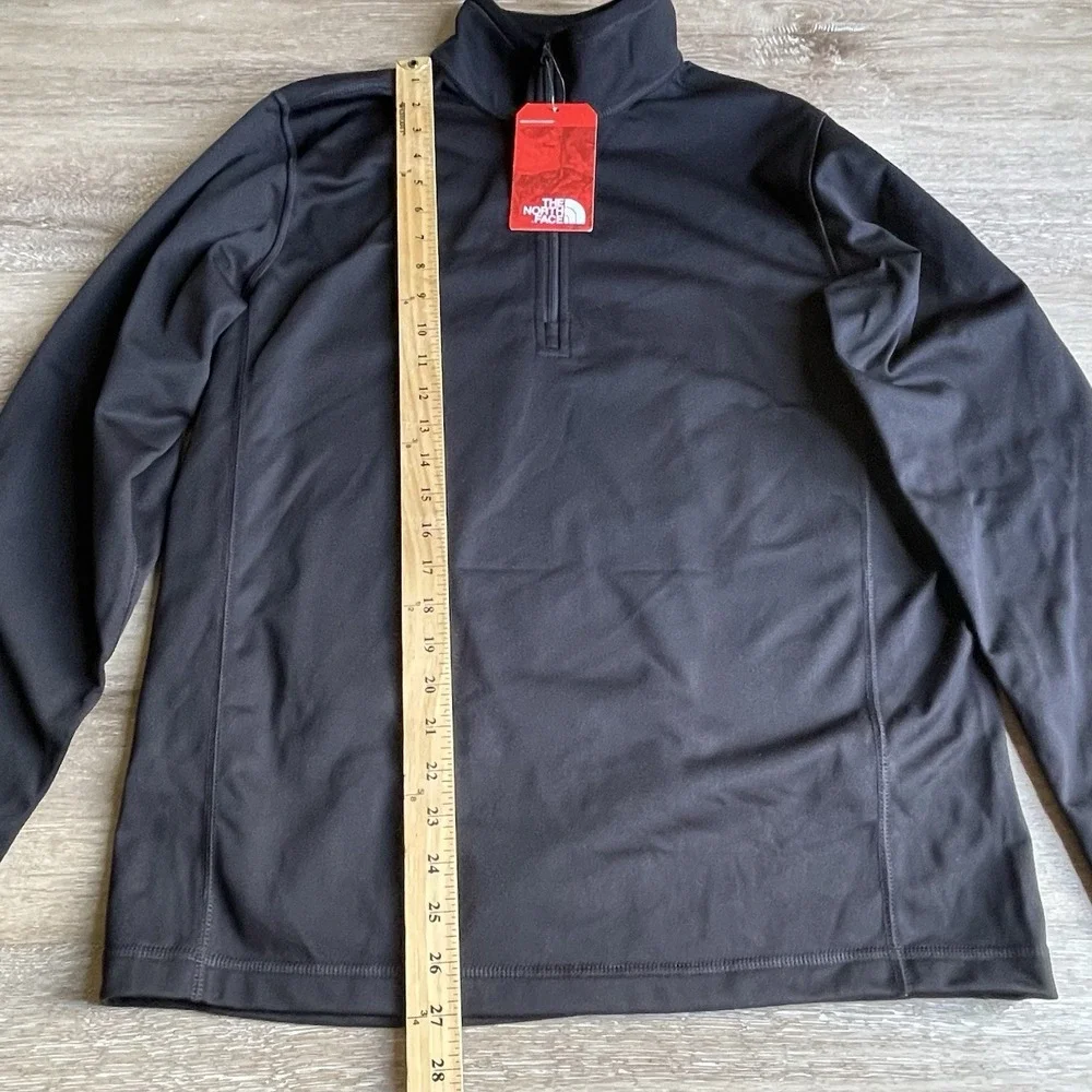The North Face Mens Black Tech 1/4 Zip Fleece Performance Jacket CROWN ROYAL NWT